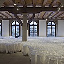 mehlweiss & strohgelb Installation für die Kornschütte Luzern