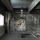 Installationsansicht Halle 37, Rohmühlewerk, ehemaliges Zementfabrikareal, Brunnen/SZ, 2012