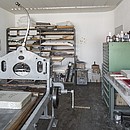 Druckerei, Lithografie Presse